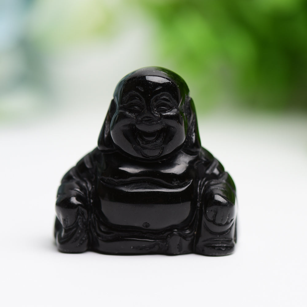 1.4 inch Mixed Crystal Buddha Statue for Meditation