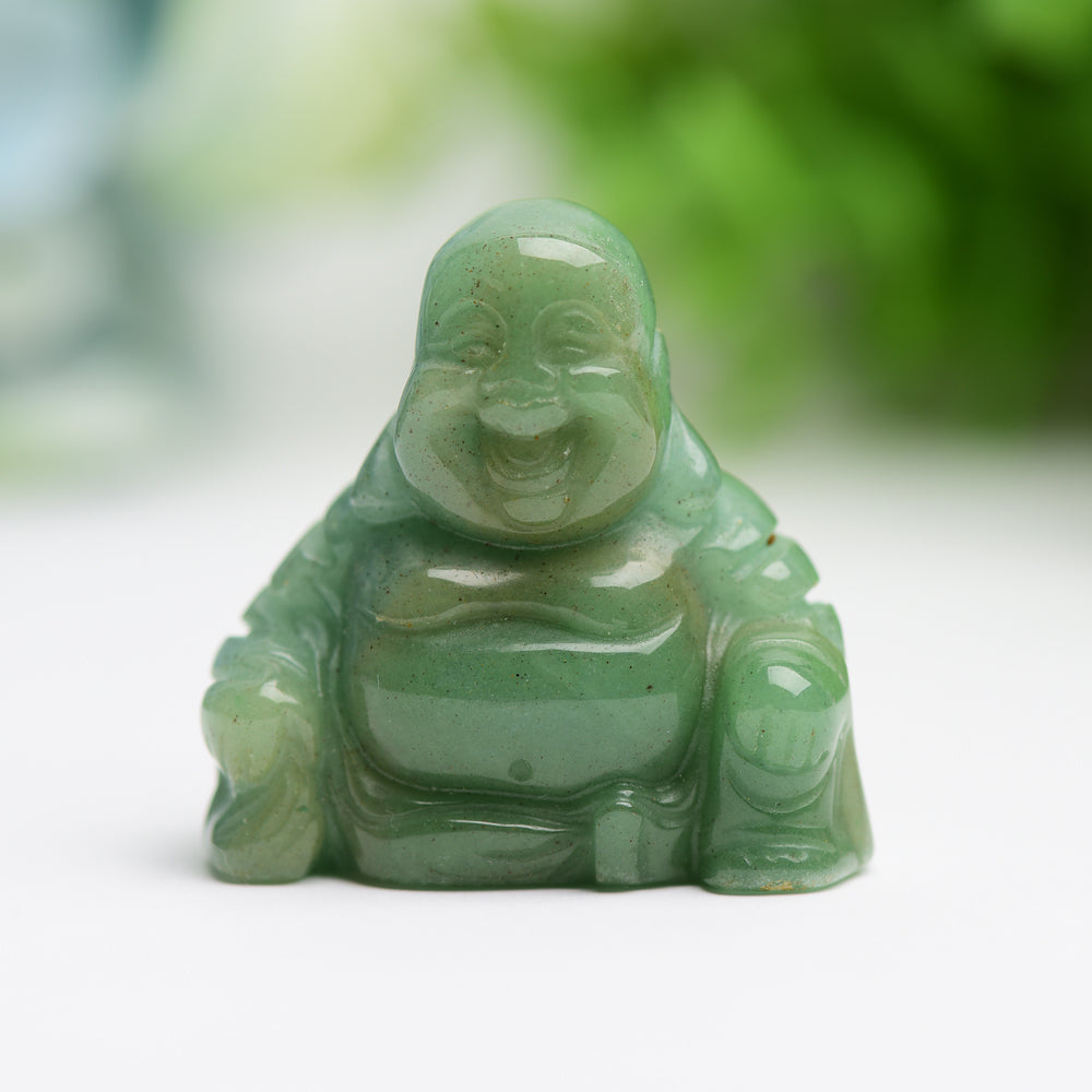 1.4 inch Mixed Crystal Buddha Statue for Meditation