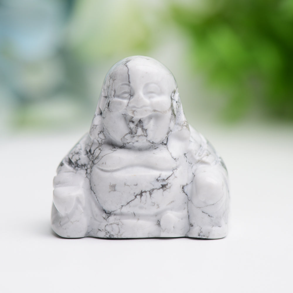 1.4 inch Mixed Crystal Buddha Statue for Meditation