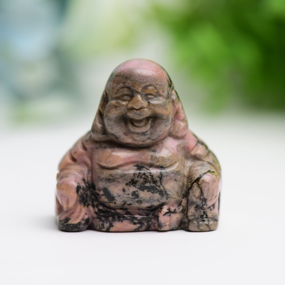 1.4 inch Mixed Crystal Buddha Statue for Meditation