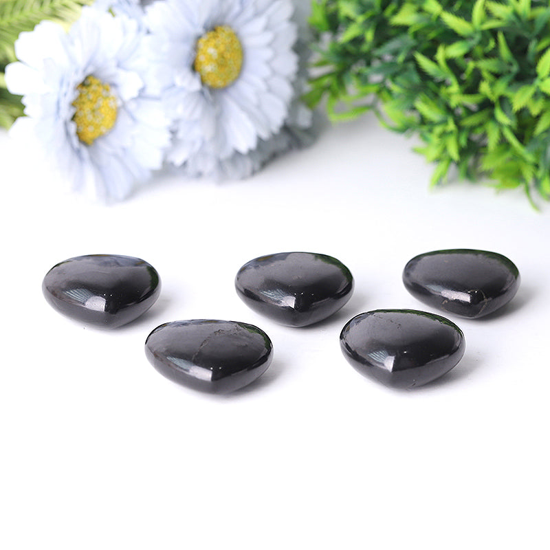 1.5 inch Shungite Heart Carving for Chakra Healing