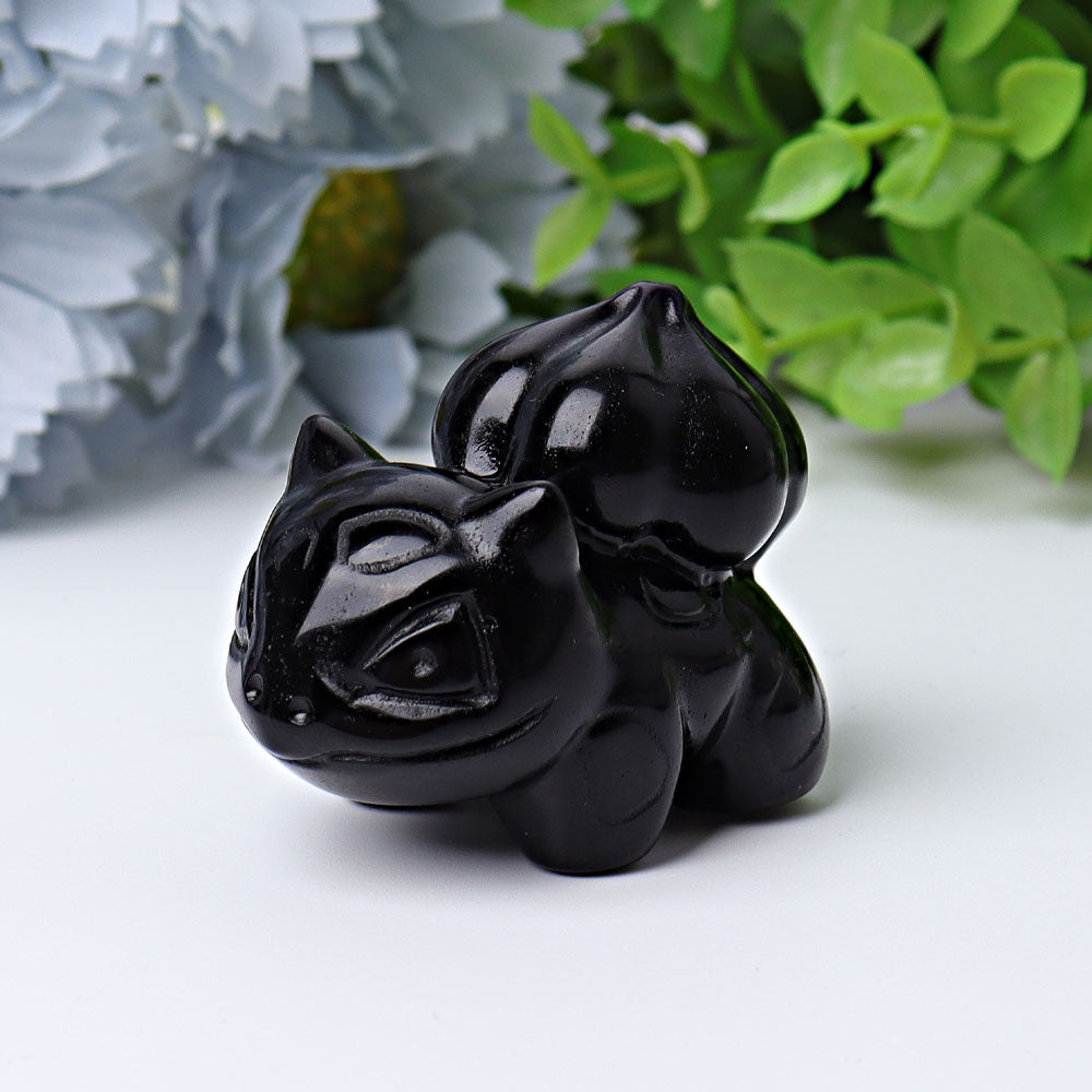 1.8-inch Crystal Bulbasaur Figurine Carvings