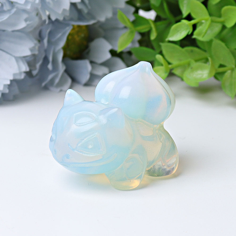 1.8-inch Crystal Bulbasaur Figurine Carvings