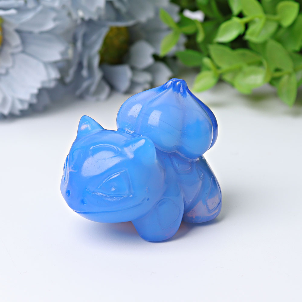 1.8-inch Crystal Bulbasaur Figurine Carvings