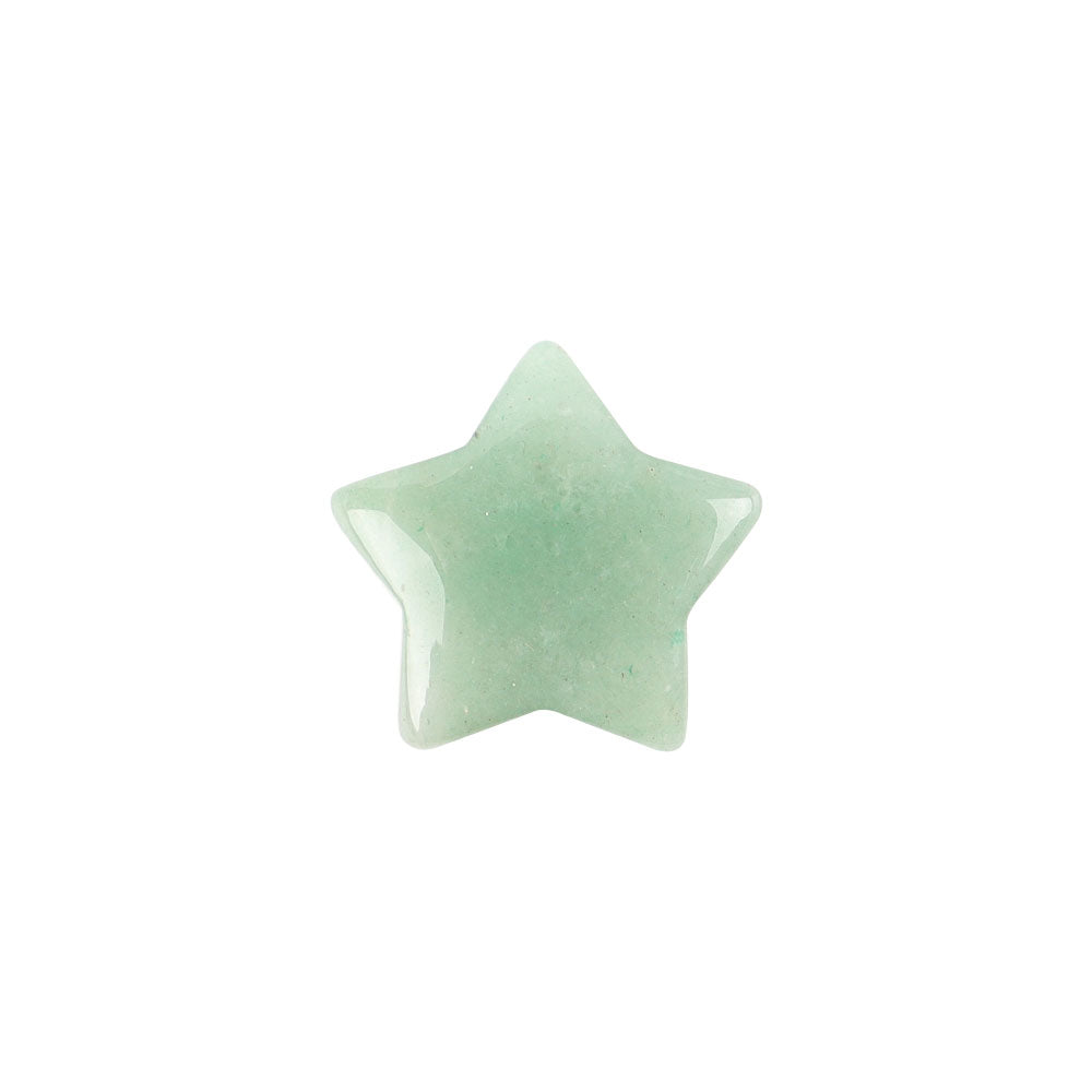 1" Hand-Carved Crystal Stars Assorted Gemstones 1 Inch