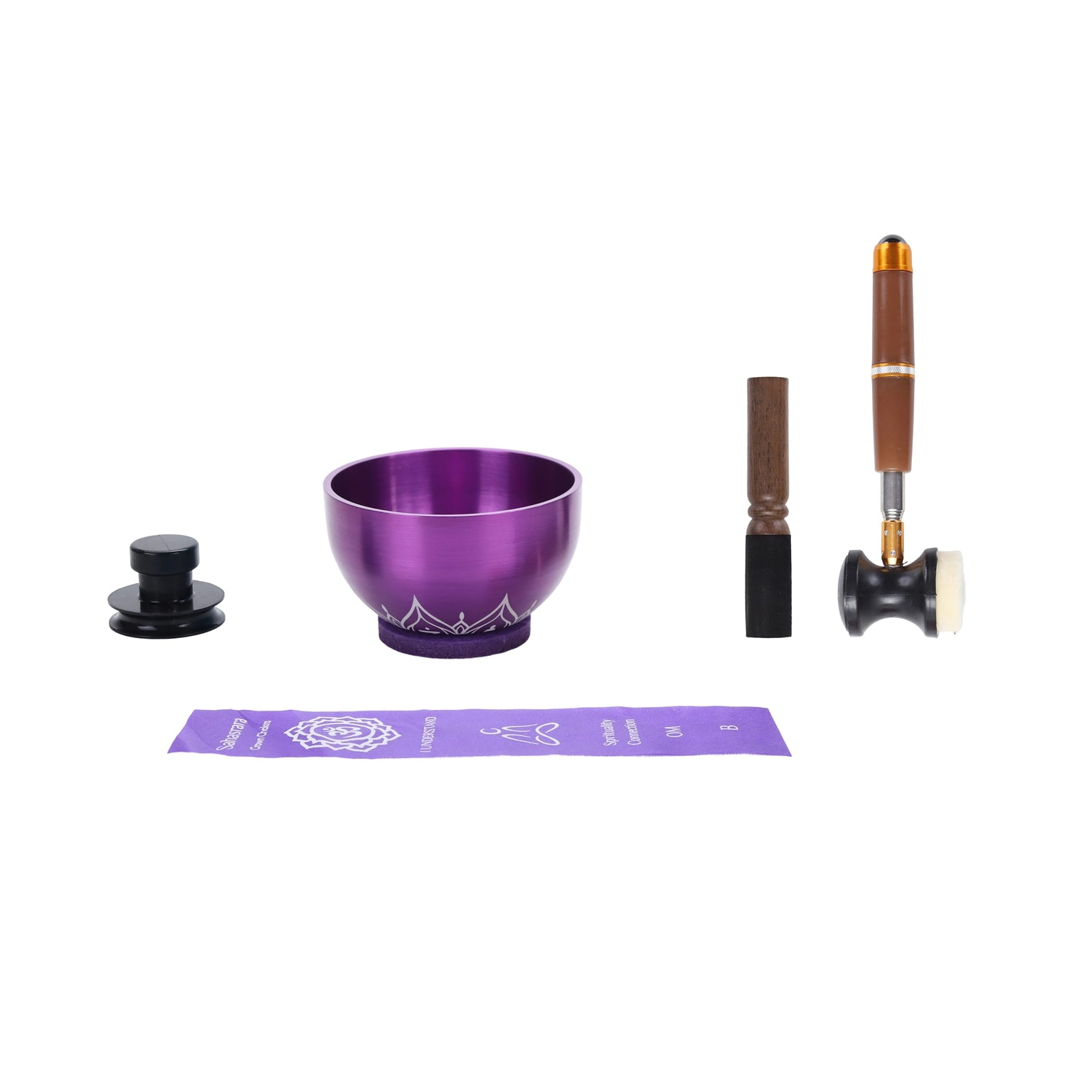 172.06 Hz Planetary Tibetan Singing Bowl - Crown Chakra - F Note
