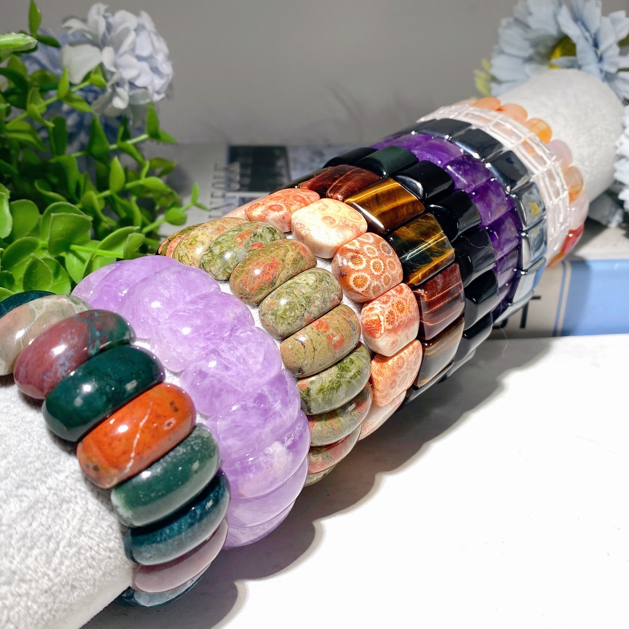 10-25mm Mixed Crystal Spiritual Healing Bracelet
