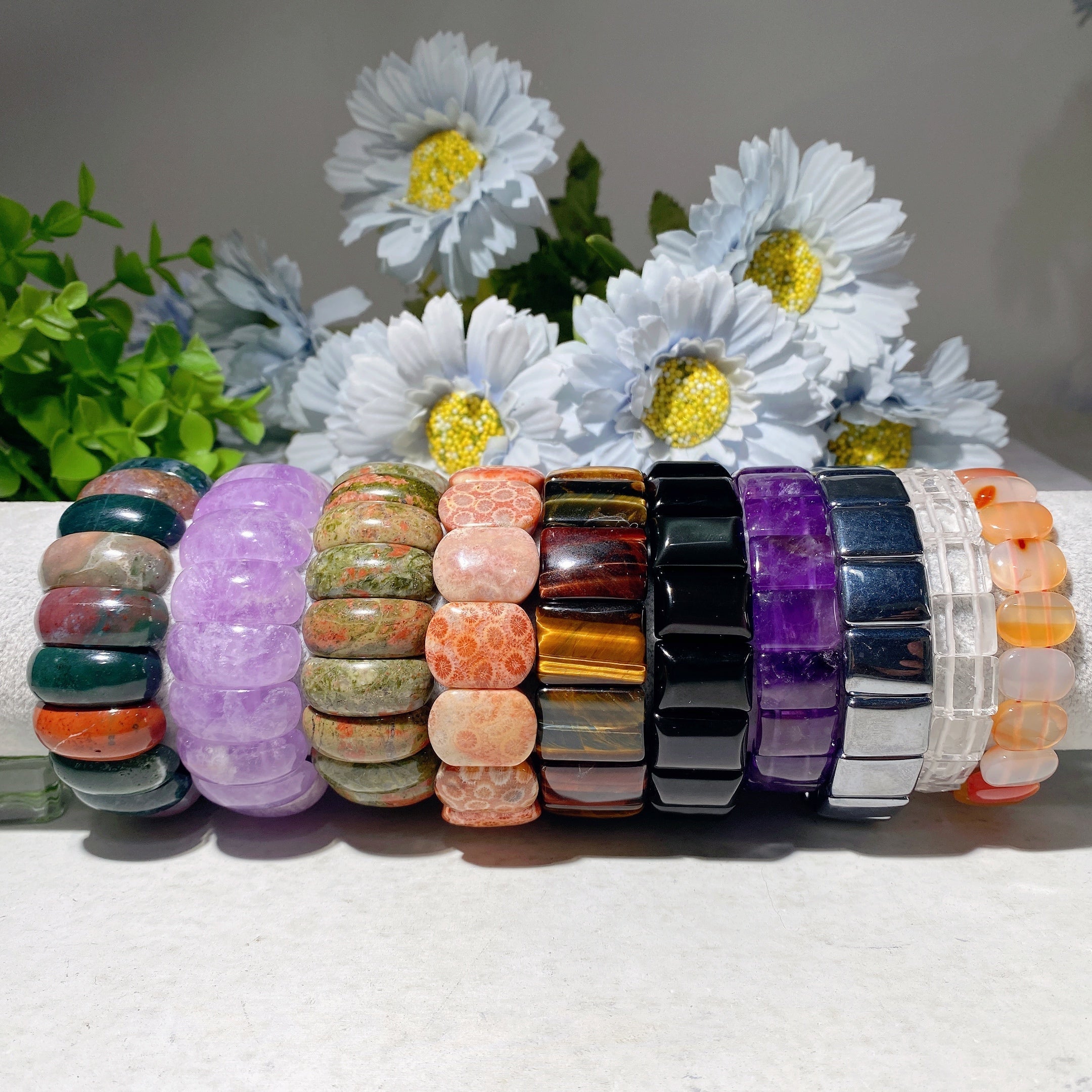 10-25mm Mixed Crystal Spiritual Healing Bracelet