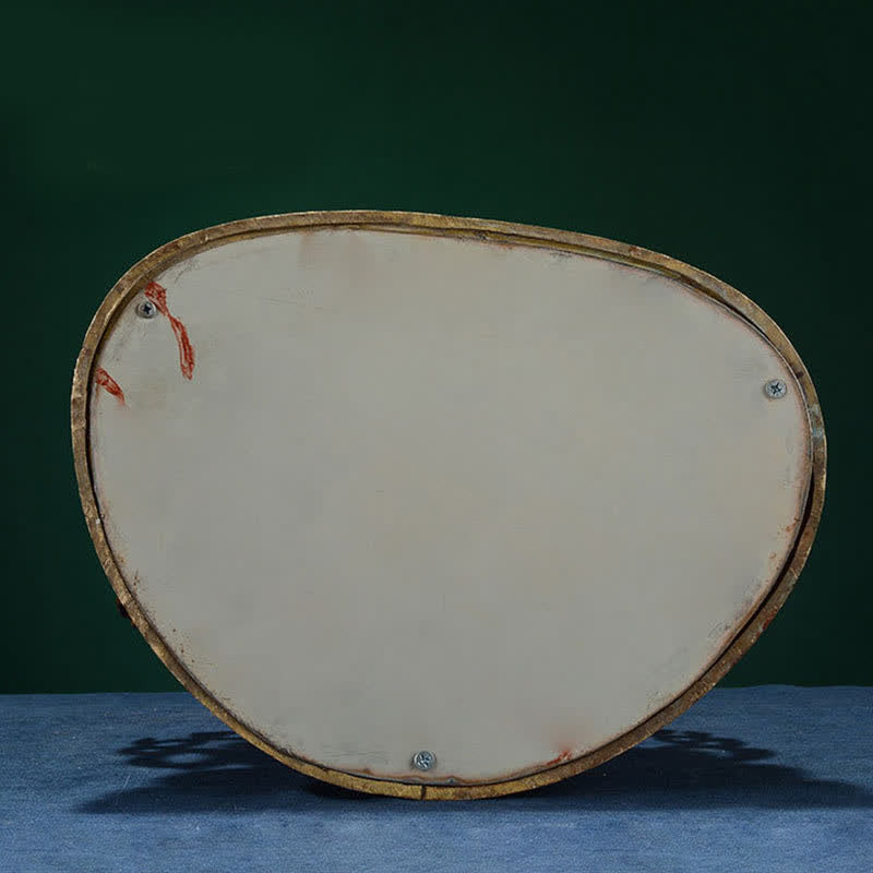 Statue de Bouddha Tara verte en cuivre de 10 pouces pour l'espoir et la protection