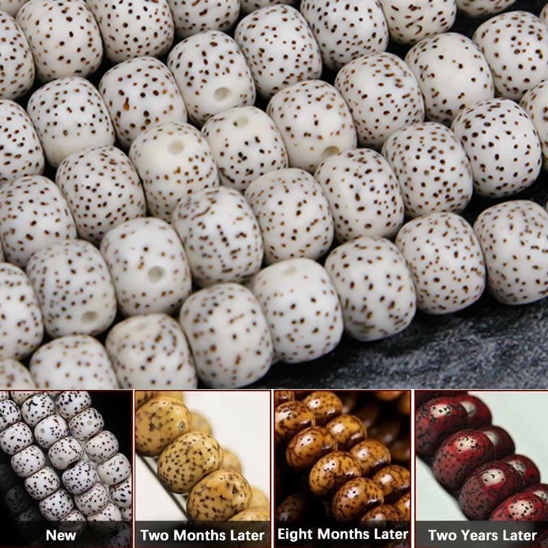 Bracelet Mala Bodhi Seed 108 perles | Avalokitesvara Pixiu Guan Gong