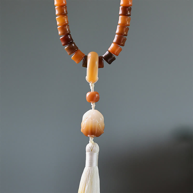 Bracelet Mala Bodhi Seed 108 perles pour l'harmonie de la méditation