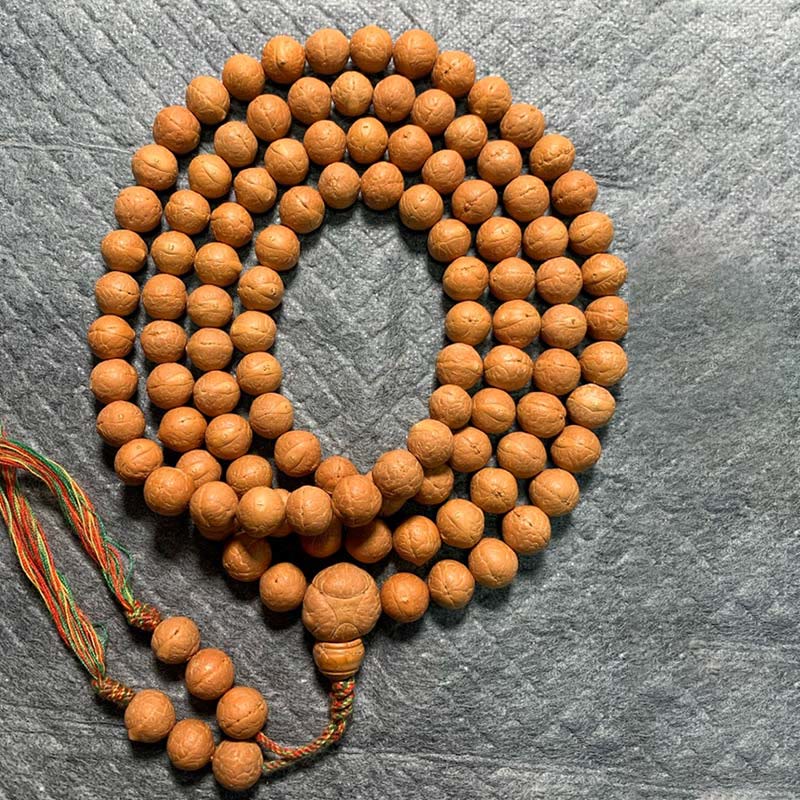 Bracelet Mala 108 perles Bodhi Seed unisexe méditation