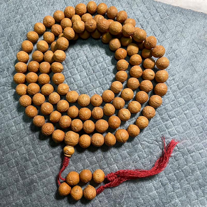 Bracelet Mala 108 perles Bodhi Seed unisexe méditation