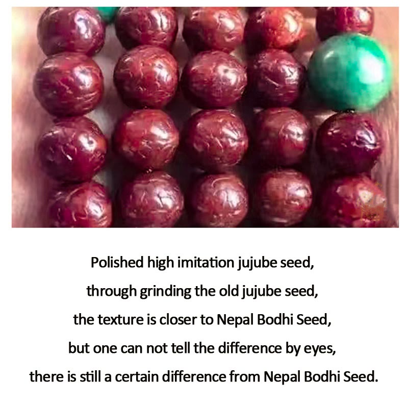 Bracelet Mala 108 perles Bodhi Seed unisexe méditation