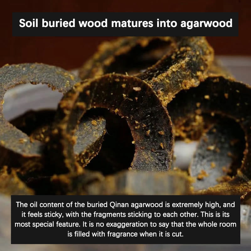 Bracelet Mala en bois d'agar 108 perles pour l'équilibre et la force