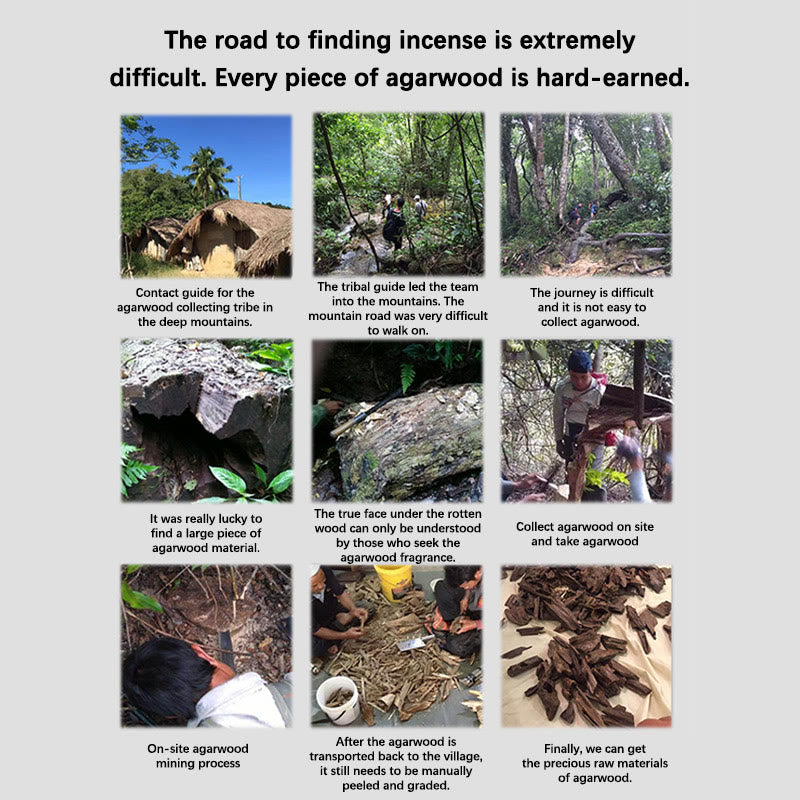 Bracelet Mala en bois d'agar 108 perles pour l'équilibre et la force