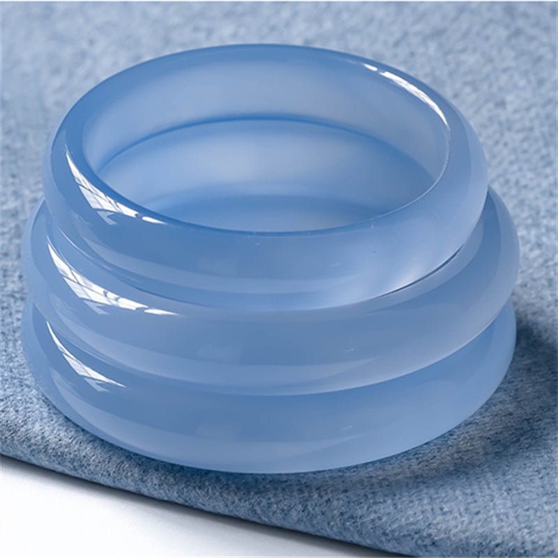 Blue Chalcedony Emotional Balance Bracelet 54mm