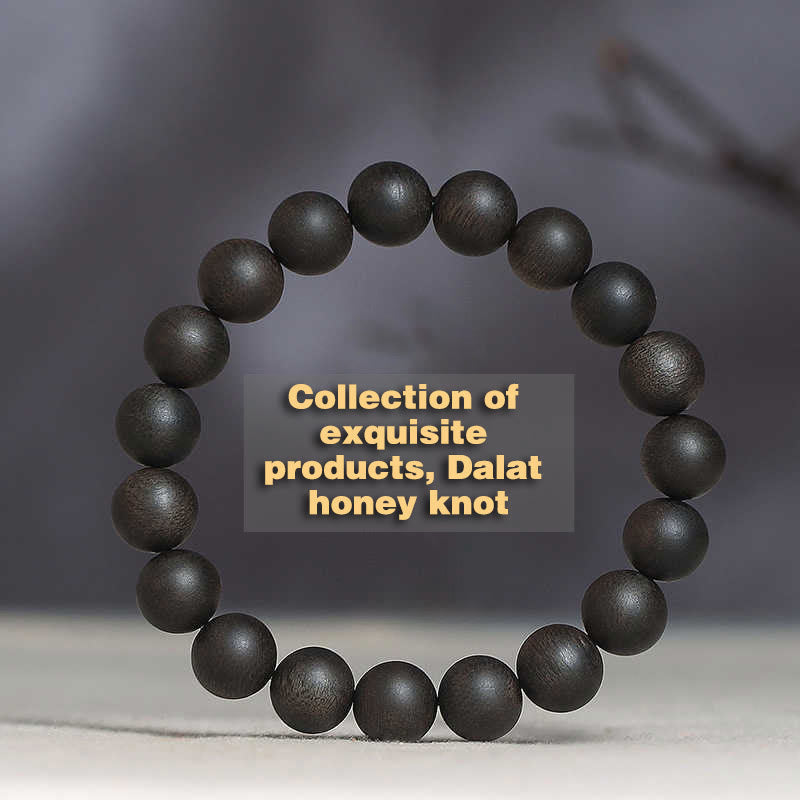 Bracelet de force en bois d'agar de 10 mm - Rare Dalat White Qinan Sinking