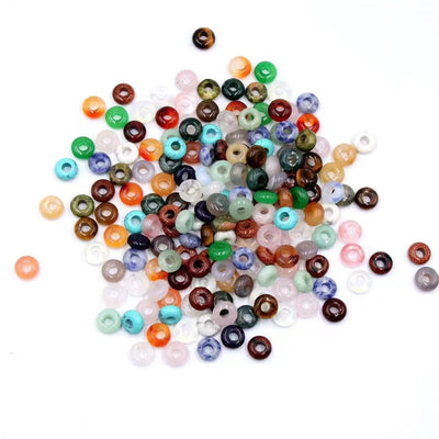 Perles rondes en cristal à gros trou de 10 mm pour la fabrication de bijoux DIY