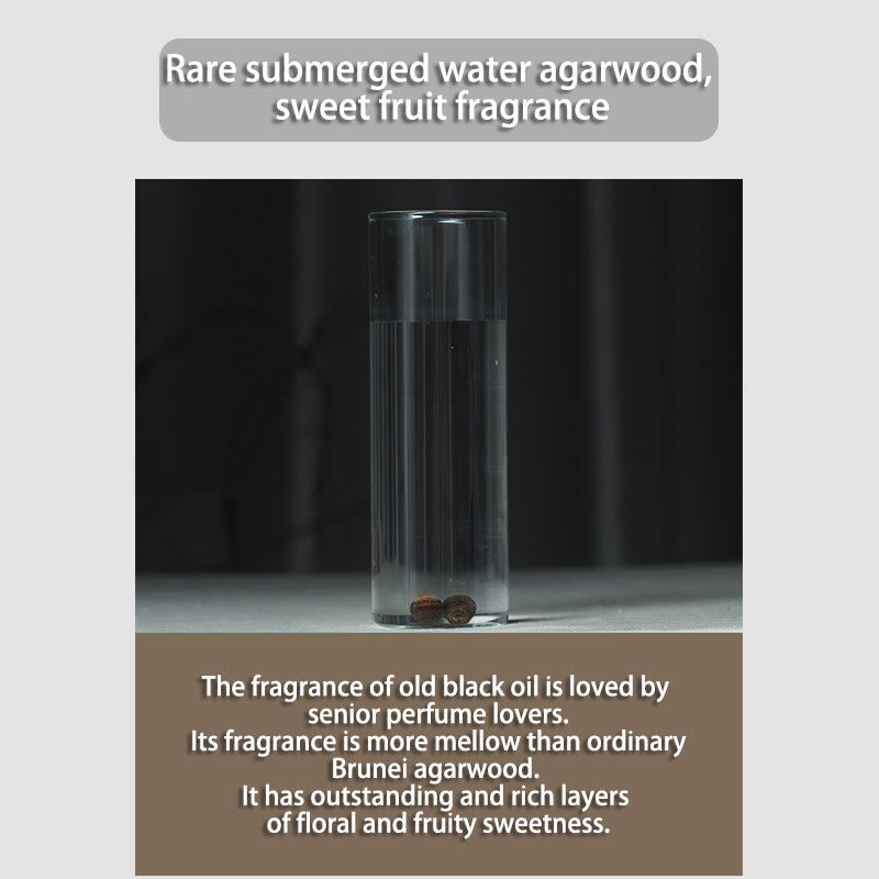 Bracelet de paix en bois d'agar de Brunei de 10 mm avec ondulations d'eau