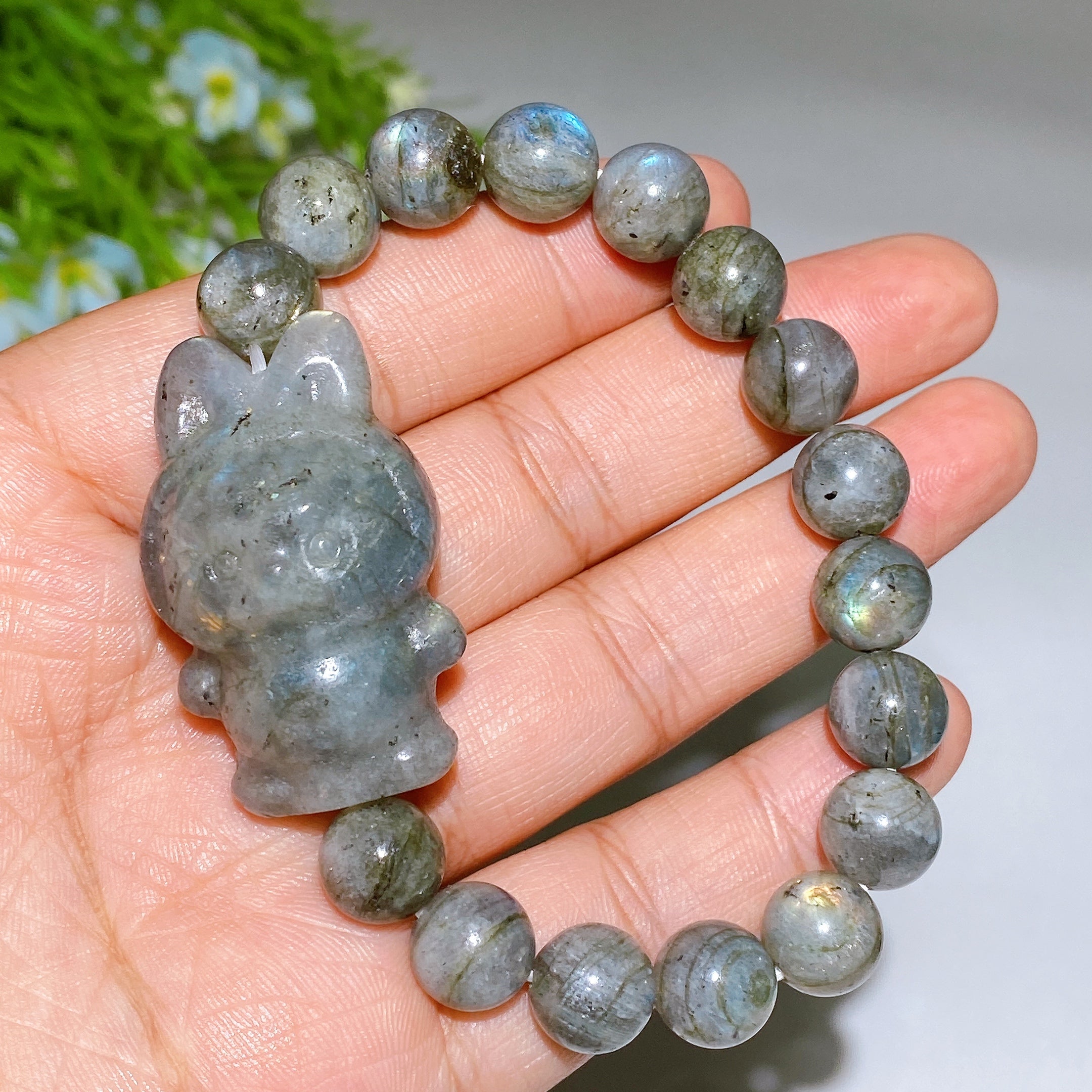 10mm Crystal Healing Bracelet | Spiritual Protection & Energy