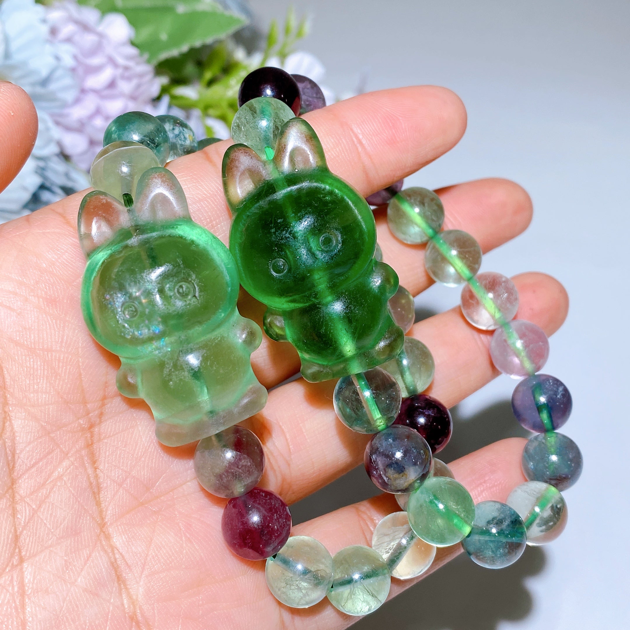 10mm Crystal Healing Bracelet | Spiritual Protection & Energy
