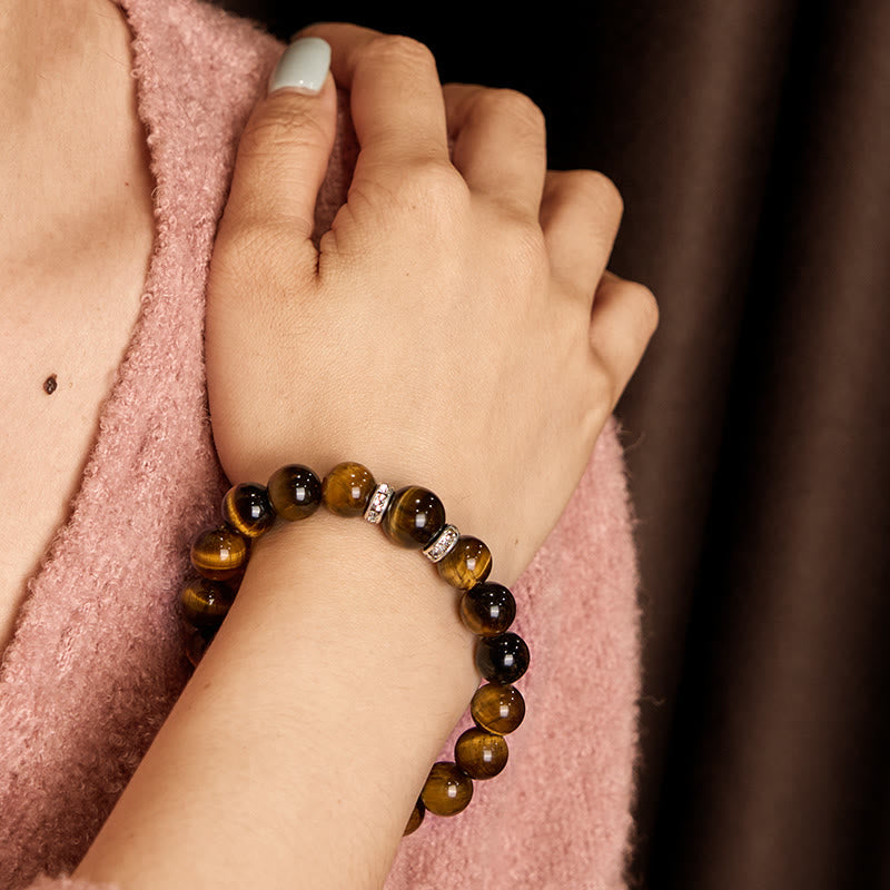 Bracelet d'équilibre en aventurine verte 10 mm avec cœur d'amour