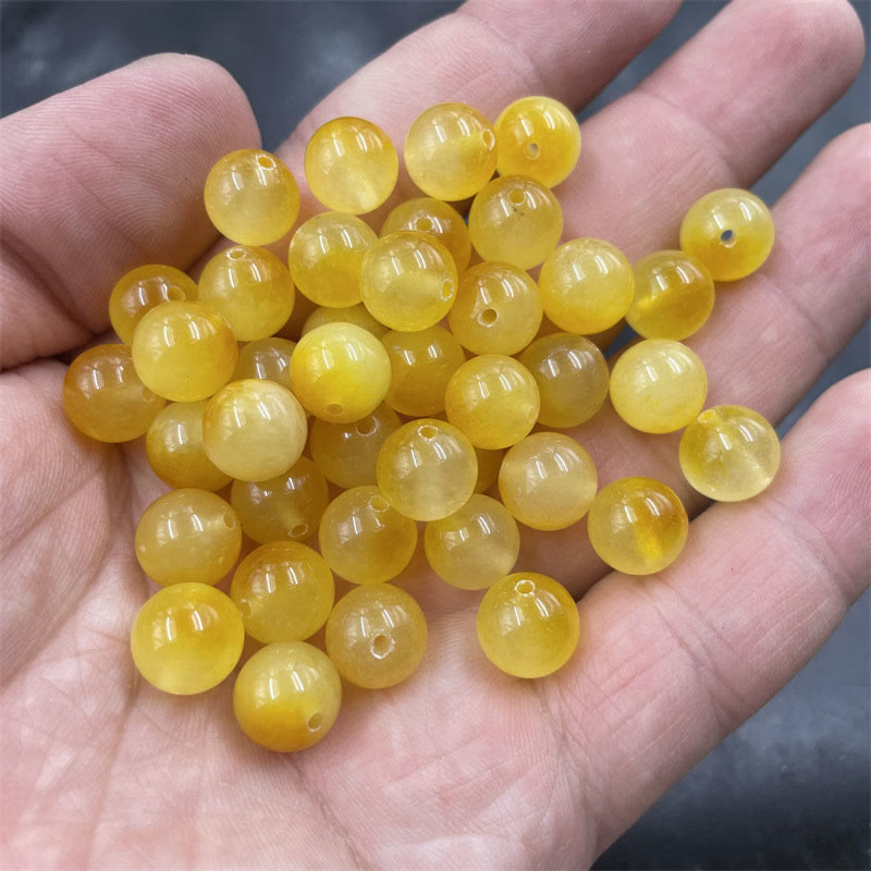 Bracelet de concentration en jade quartzite de 10 mm pour la paix et l'équilibre