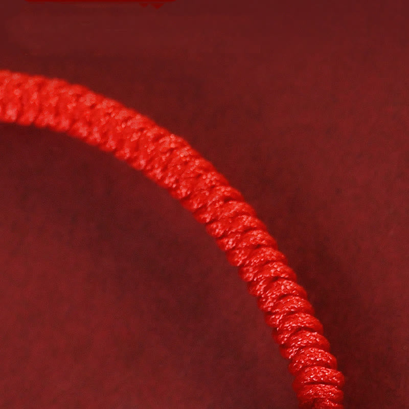 Bracelet de protection du zodiaque chinois en agate rouge de 10 mm