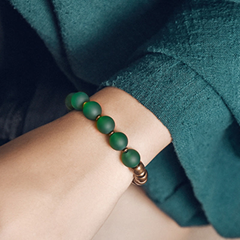 Bracelet de confiance en agate rouge de 10 mm pour la fortune