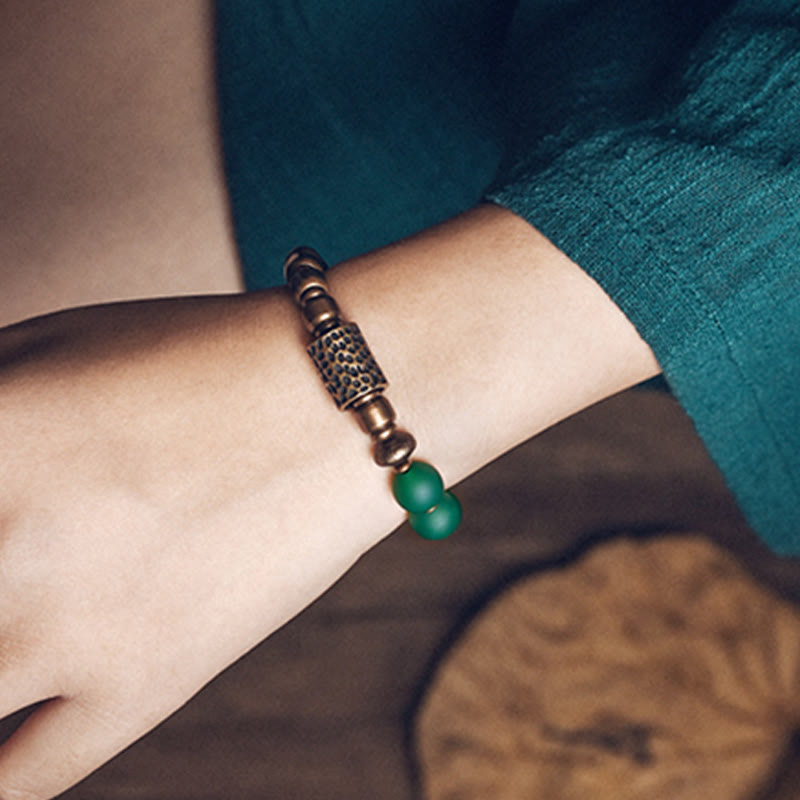 Bracelet de confiance en agate rouge de 10 mm pour la fortune