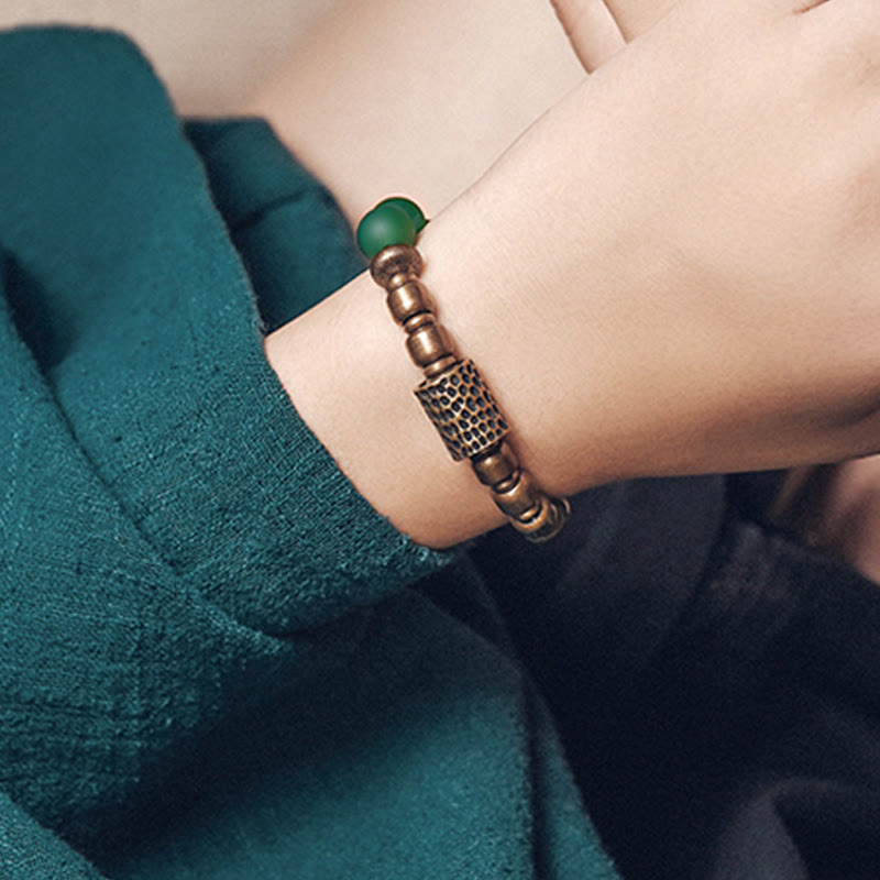 Bracelet de confiance en agate rouge de 10 mm pour la fortune