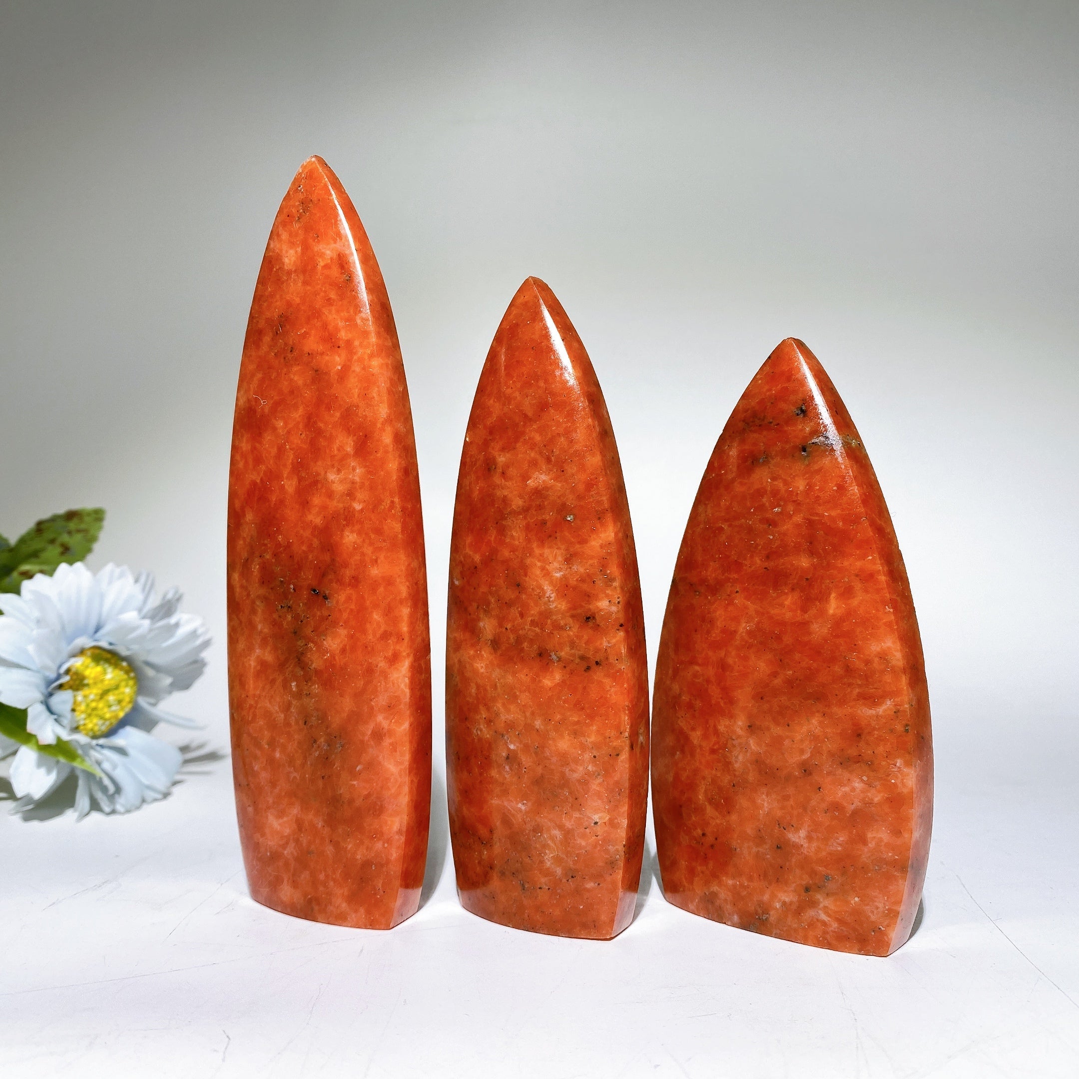 11-15cm Sunstone Crystal Healing Obelisk