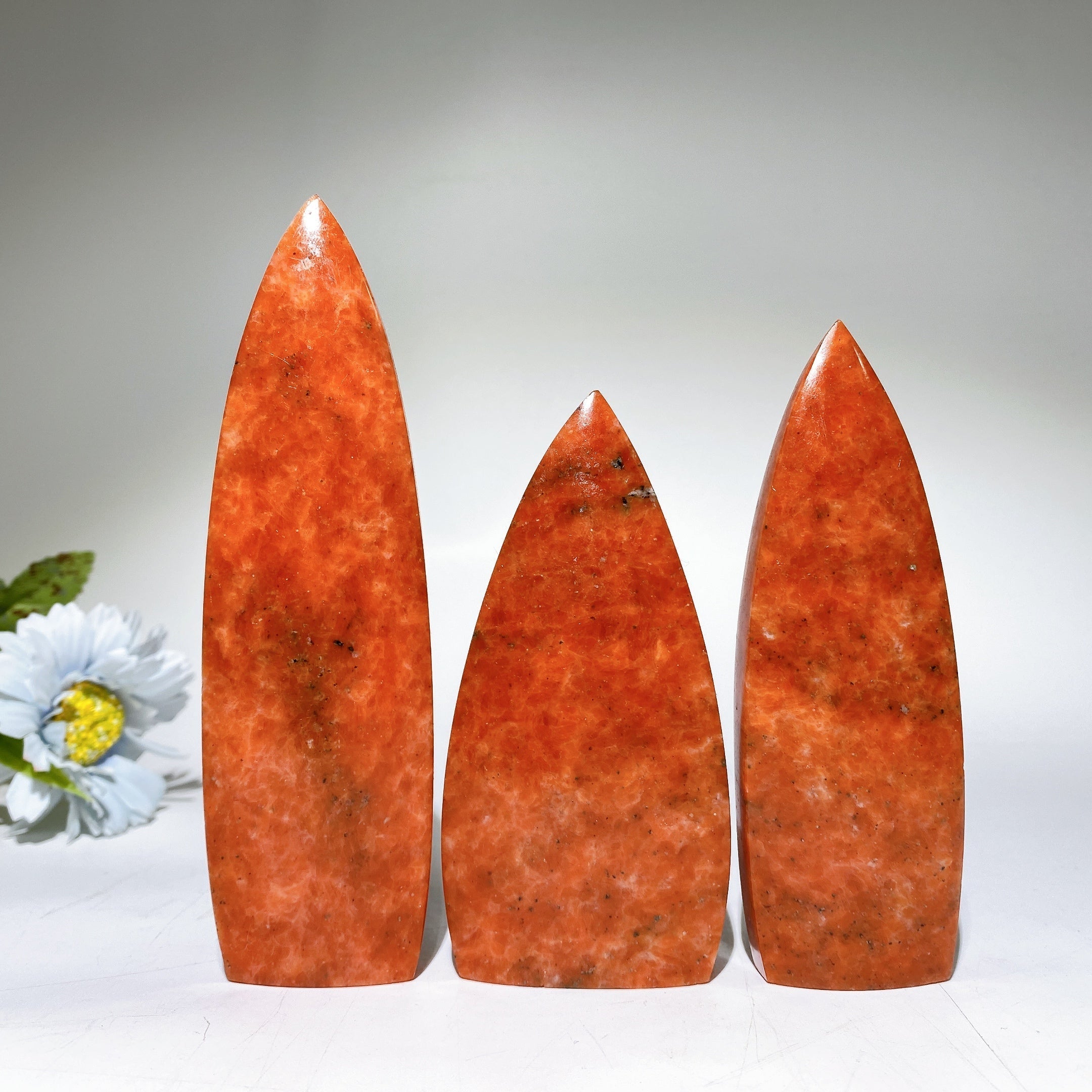 11-15cm Sunstone Crystal Healing Obelisk