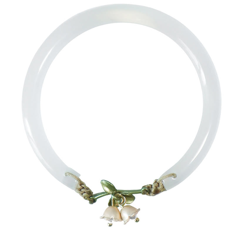 Lily of the Valley Spiritual Strength Bracelet Bangle