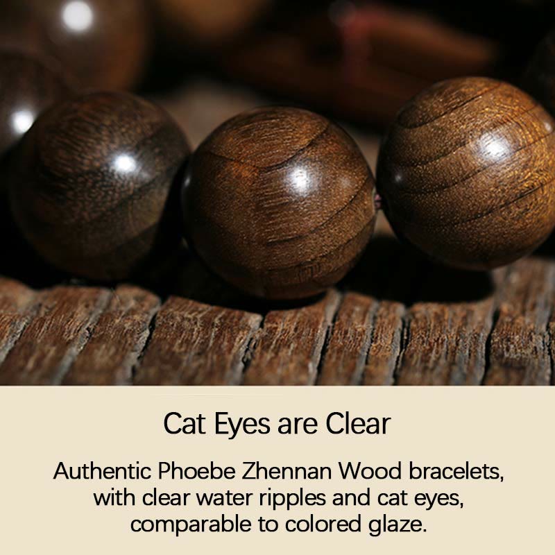 Rare Phoebe Zhennan Wood Spiritual Bracelet 15-25mm Beads