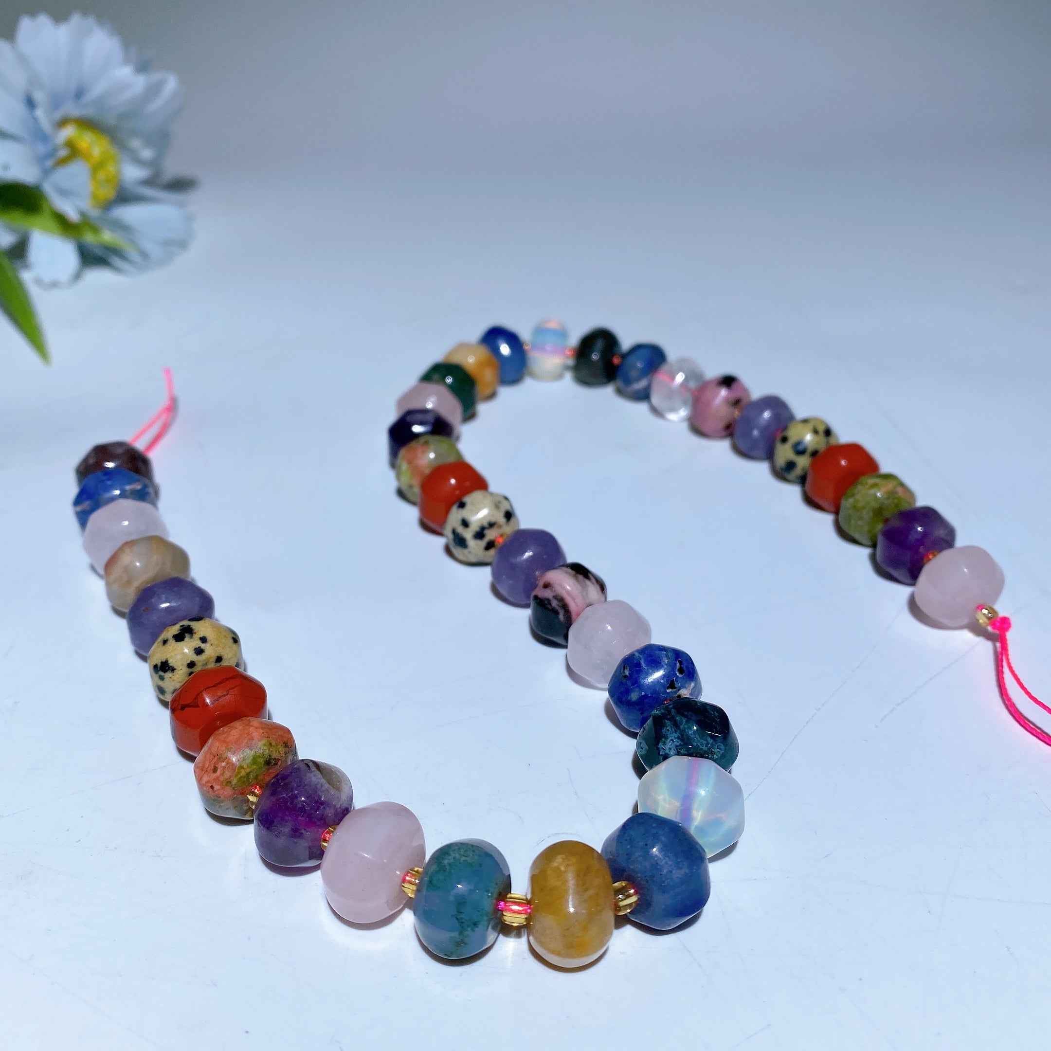 11mm Mixed Crystal Beads String for Jewelry Making