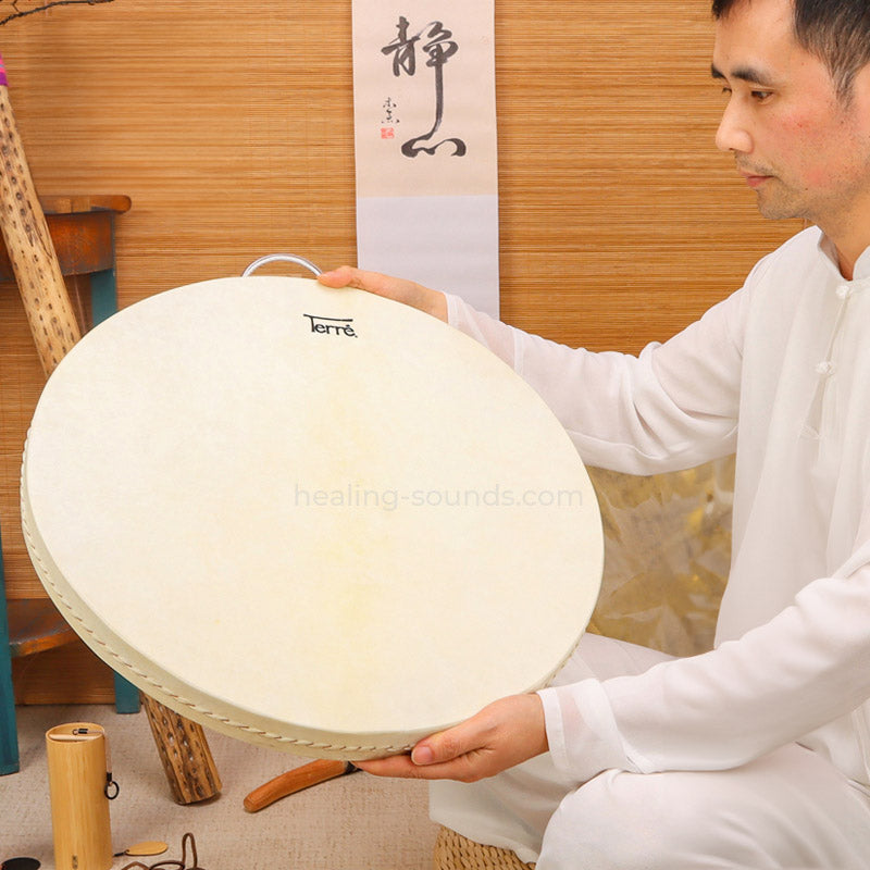 Tambour océanique de 12 à 20 pouces pour bain sonore - Wave Drum