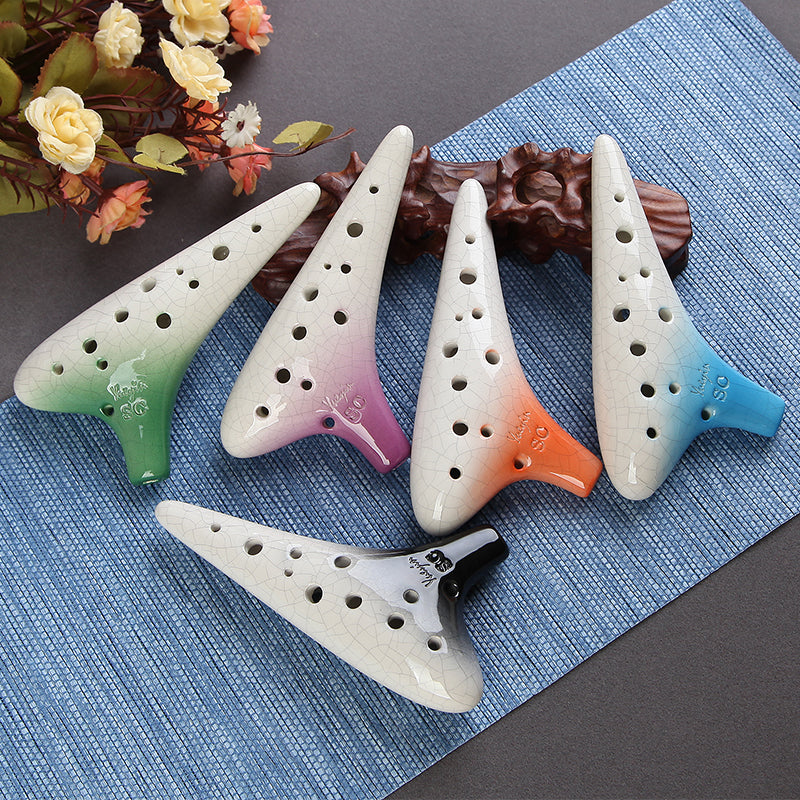 Instrument de flûte ocarina soprano à 12 trous 