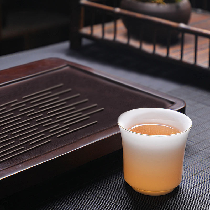 Tasse à thé en céramique 120 ml | Montagnes, rivières, arbres, élégance