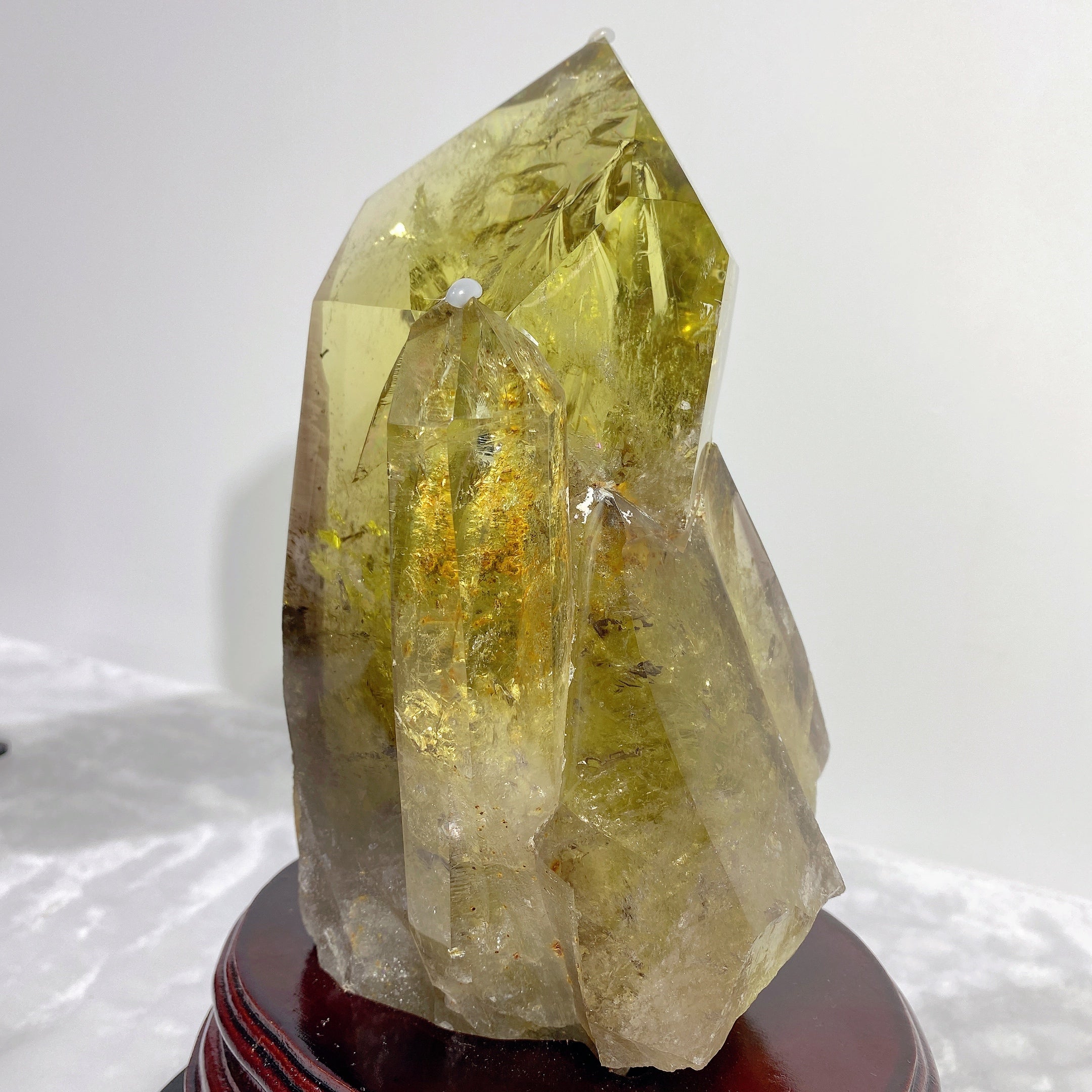 12cm Rainbow Citrine Crystal Tower for Healing & Energy