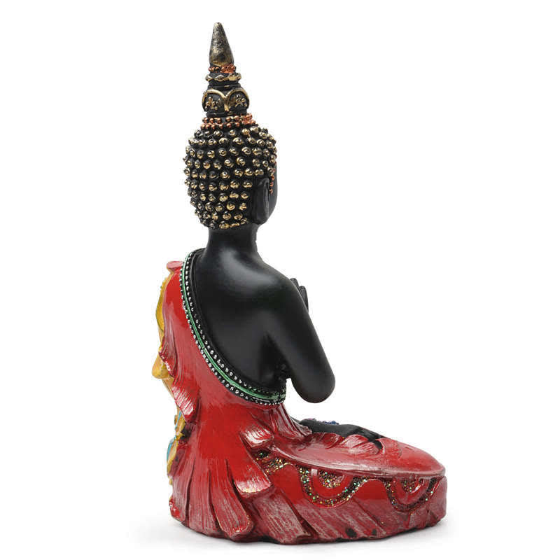 Statue de Bouddha thaïlandais en résine de 12 cm, symbole de la sérénité, pour la paix intérieure