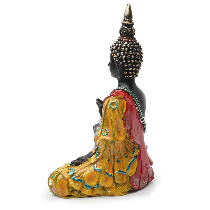 Statue de Bouddha thaïlandais en résine de 12 cm, symbole de la sérénité, pour la paix intérieure