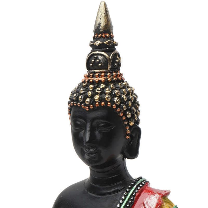 Statue de Bouddha thaïlandais en résine de 12 cm, symbole de la sérénité, pour la paix intérieure