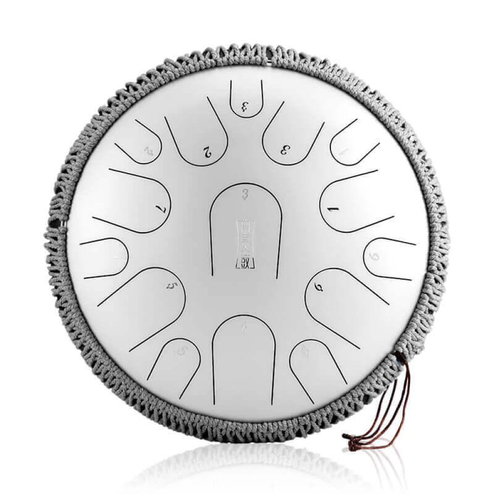 13-Inch Titanium Steel Tongue Drum 15-Note C & D Major - 13 Inches/15 Notes (D Major)