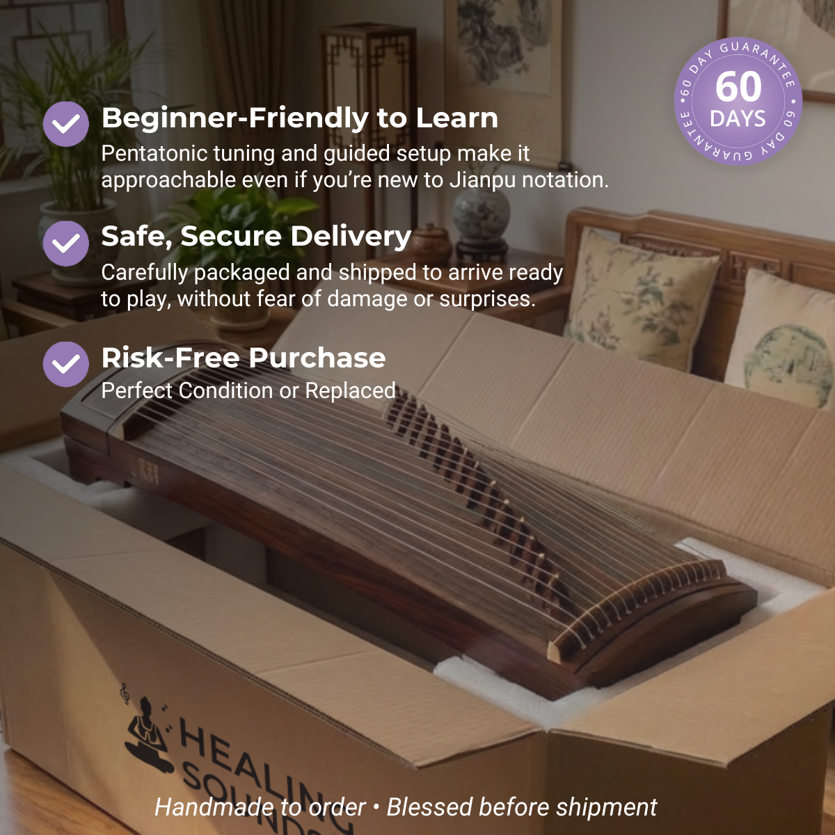 Cordes Durables Pratique Guzheng Professionnel, 21 Cordes Guzheng, Instrument De Cithare Chinois Paulownia 163 Cm, Peinture Guzheng Pour Adultes/Enfants/Intermédiaire/ Débutant,B Cordes Son Net Harmoniques Cordes Durables Pratique Guzheng Professionnel, 21 Cordes Guzheng, Instrument De Cithare Chinois Paulownia 163 Cm, Peinture Guzheng Pour Adultes/Enfants/Intermédiaire/ Débutant,B Cordes Son Net Harmoniques