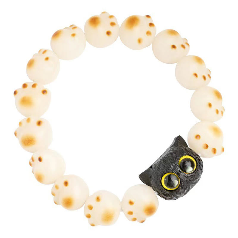 Bracelet de paix en bois de santal rouge Bodhi Seed de 13 mm pour la méditation