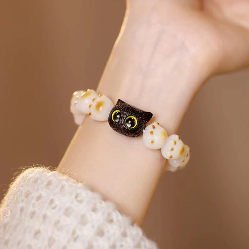 Bracelet de paix en bois de santal rouge Bodhi Seed de 13 mm pour la méditation