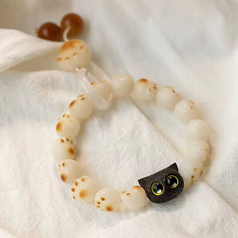 Bracelet de paix en bois de santal rouge Bodhi Seed de 13 mm pour la méditation