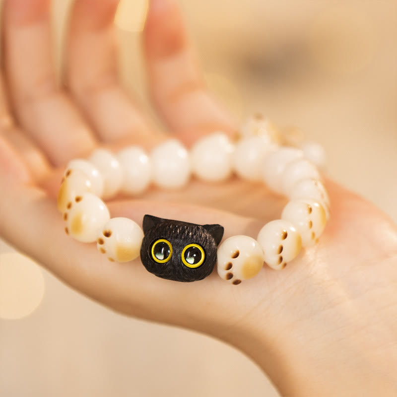 Bracelet de paix en bois de santal rouge Bodhi Seed de 13 mm pour la méditation